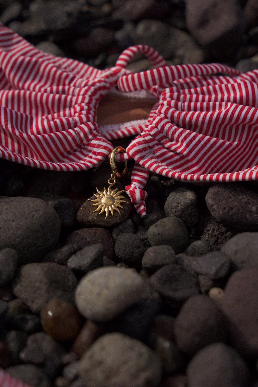 Bikini "La rayure" rouge
